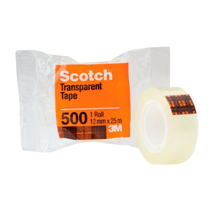 CINTA ADHESIVA 3M SCOTCH CRISTAL 12MMX25M