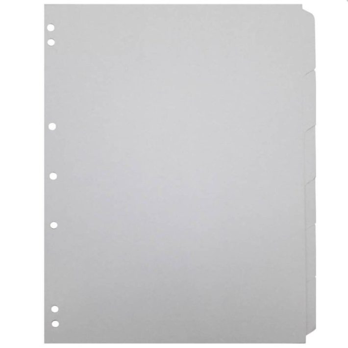 SEPARADOR CARTA HALLEY 6 DIVISIONES BLANCO