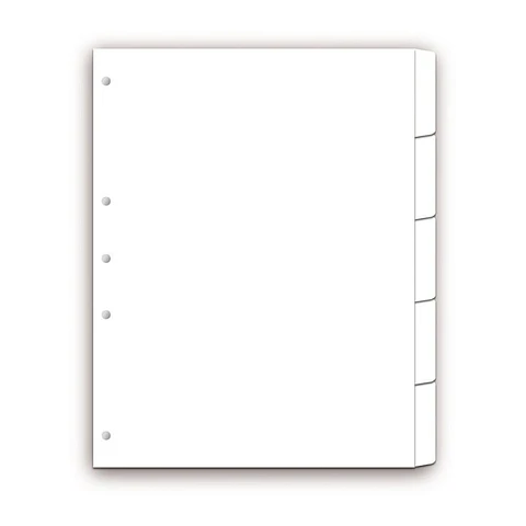 SEPARADOR OFICIO HALLEY 6 DIVISIONES BLANCO