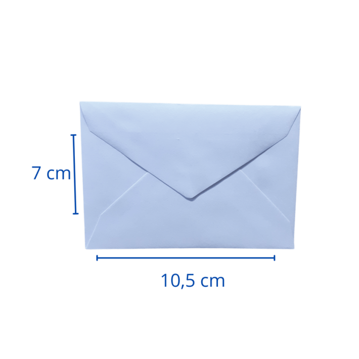 SOBRE TARJETA DE VISITA TEKNOFAS BLANCO SET DE 50 UNIDADES